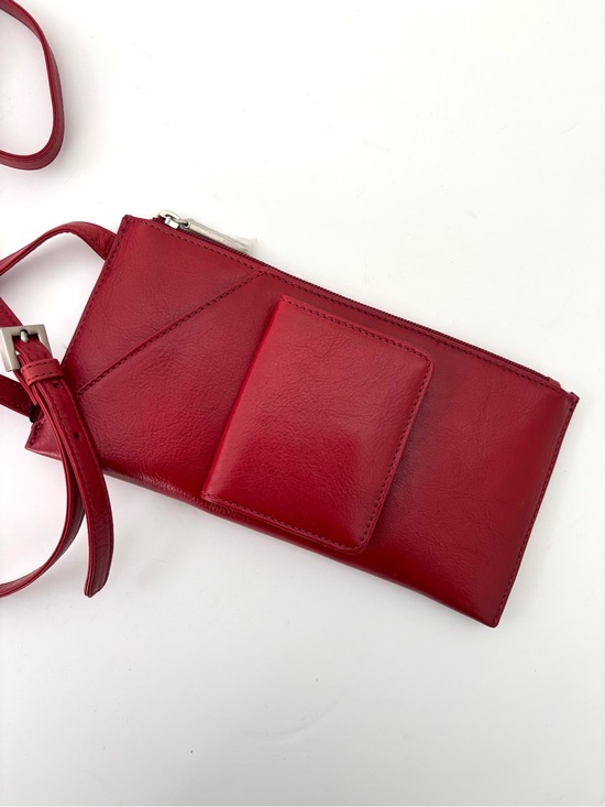 HOBO Handbags - Hobo ‘Buon Viaggio’ Phone Wallet Crossbody Bag NWT Red Leather Adjustable Strap